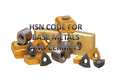 module metal hsn code